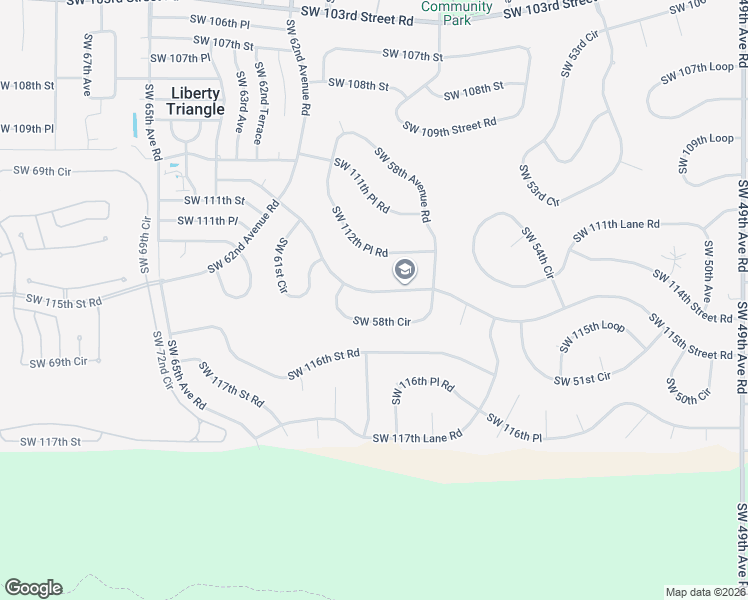 map of restaurants, bars, coffee shops, grocery stores, and more near 5905 Southwest 115th Street Road in Ocala