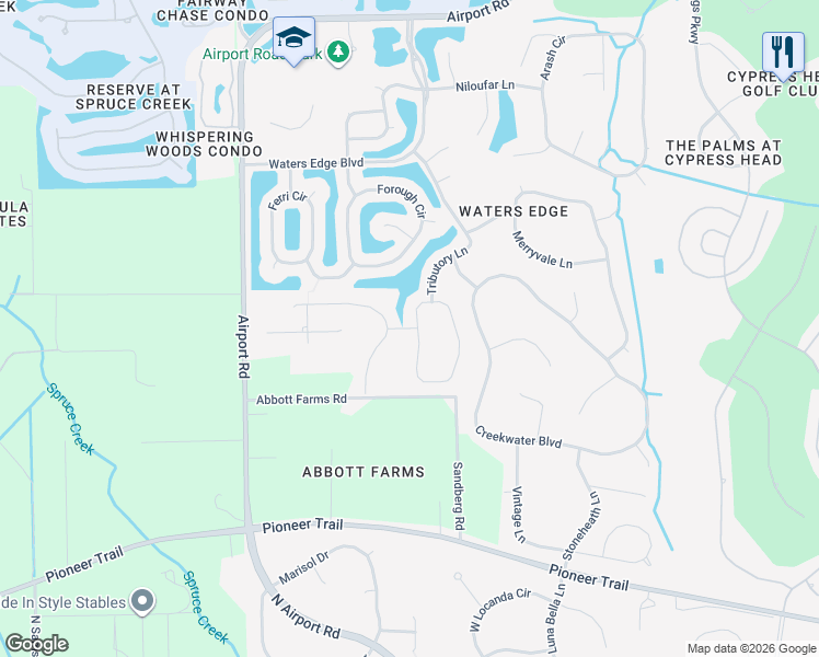 map of restaurants, bars, coffee shops, grocery stores, and more near 6787 Calistoga Circle in Port Orange