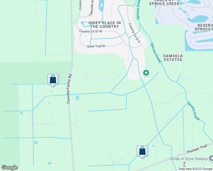 map of restaurants, bars, coffee shops, grocery stores, and more near 1940 H L Ainsley Drive in Port Orange