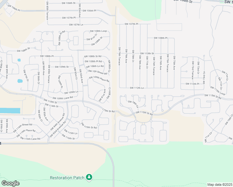 map of restaurants, bars, coffee shops, grocery stores, and more near 10965 Southwest 80th Court in Ocala