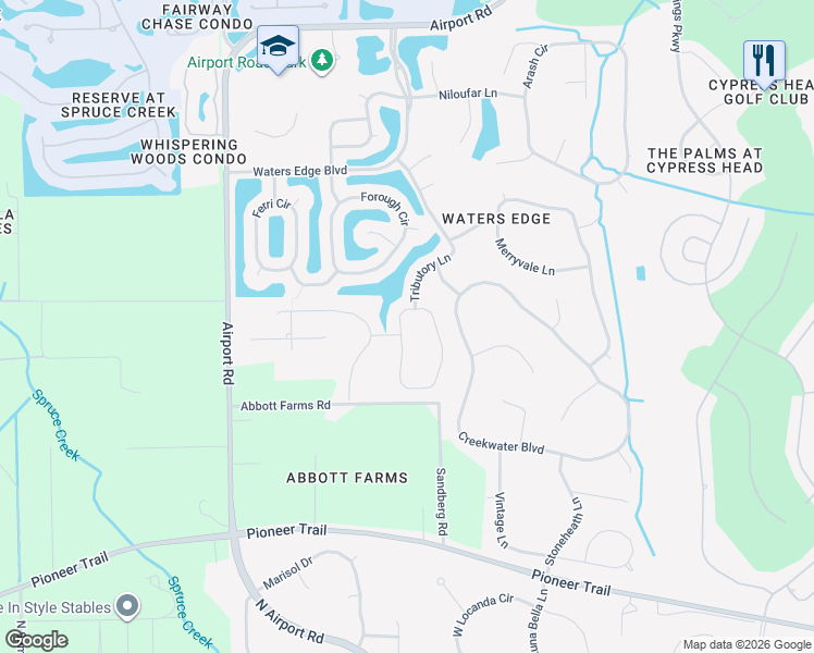 map of restaurants, bars, coffee shops, grocery stores, and more near 6790 Calistoga Circle in Port Orange