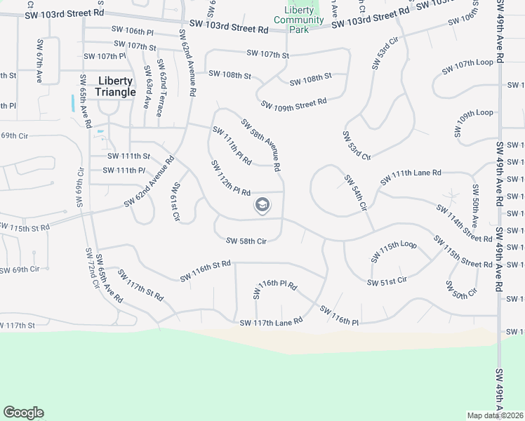 map of restaurants, bars, coffee shops, grocery stores, and more near 5803 Southwest 115th Street Road in Ocala