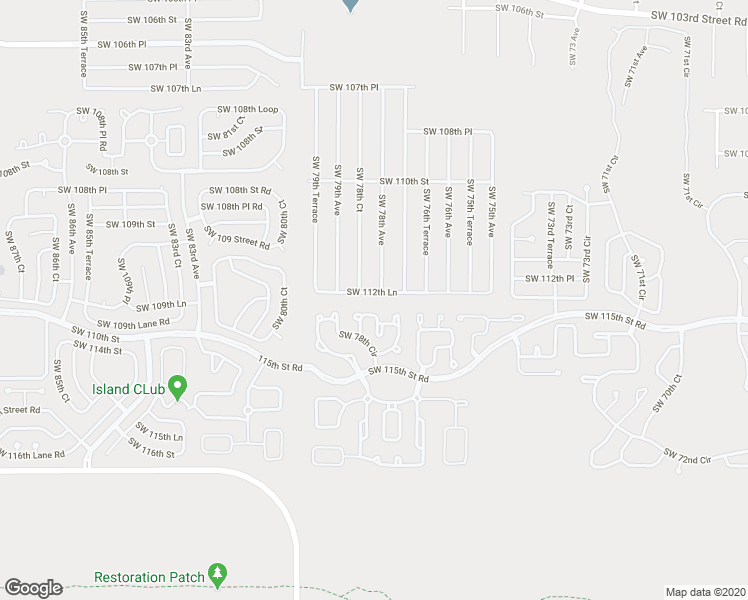 map of restaurants, bars, coffee shops, grocery stores, and more near 7858 Southwest 112th Lane in Ocala