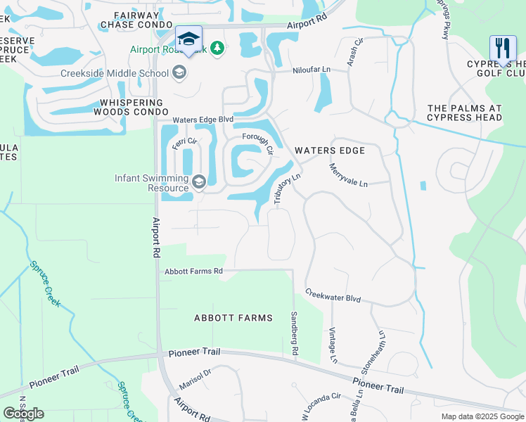 map of restaurants, bars, coffee shops, grocery stores, and more near 6797 Calistoga Circle in Port Orange