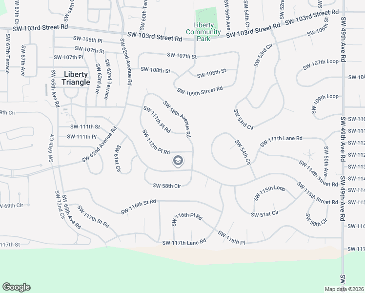map of restaurants, bars, coffee shops, grocery stores, and more near 5821 Southwest 112th Place Road in Ocala