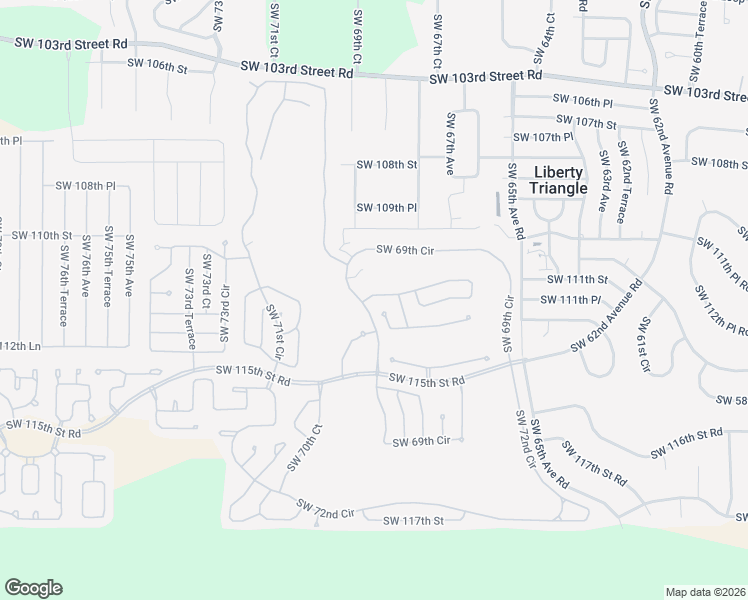 map of restaurants, bars, coffee shops, grocery stores, and more near 6841 Southwest 111th Loop in Ocala