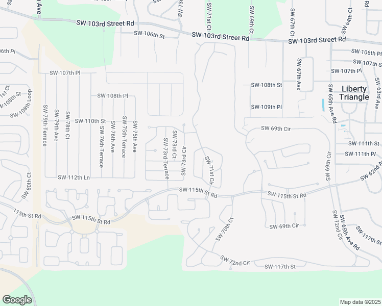 map of restaurants, bars, coffee shops, grocery stores, and more near 11130 Southwest 71st Terrace Road in Ocala