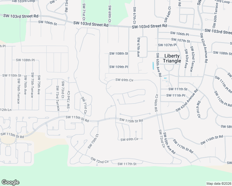 map of restaurants, bars, coffee shops, grocery stores, and more near 6841 Southwest 111th Loop in Ocala