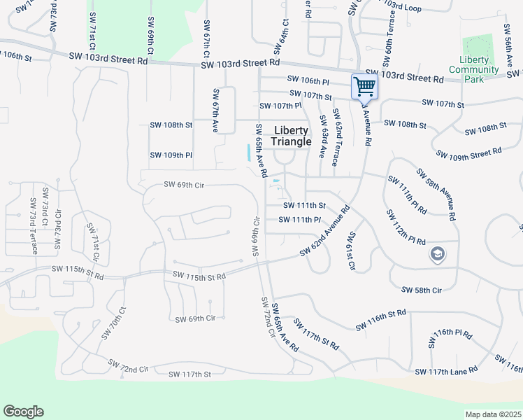 map of restaurants, bars, coffee shops, grocery stores, and more near 10912 Southwest 69th Circle in Ocala
