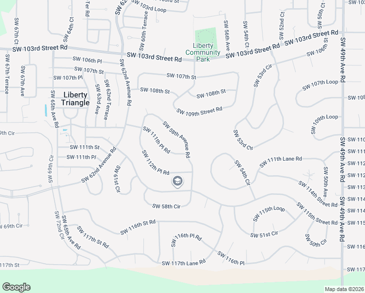 map of restaurants, bars, coffee shops, grocery stores, and more near 5801 Southwest 111th Place Road in Ocala