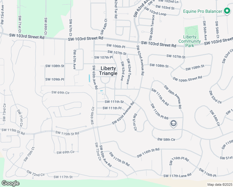 map of restaurants, bars, coffee shops, grocery stores, and more near 6367 Southwest 115th Street Road in Ocala