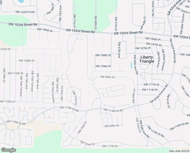 map of restaurants, bars, coffee shops, grocery stores, and more near 11086 Southwest 69th Circle in Ocala