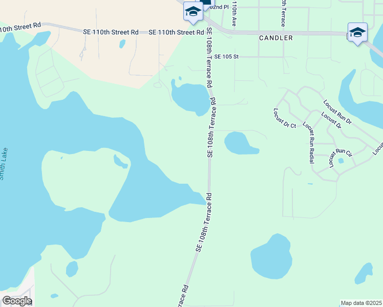 map of restaurants, bars, coffee shops, grocery stores, and more near 11000 Southeast 108th Terrace Road in Belleview