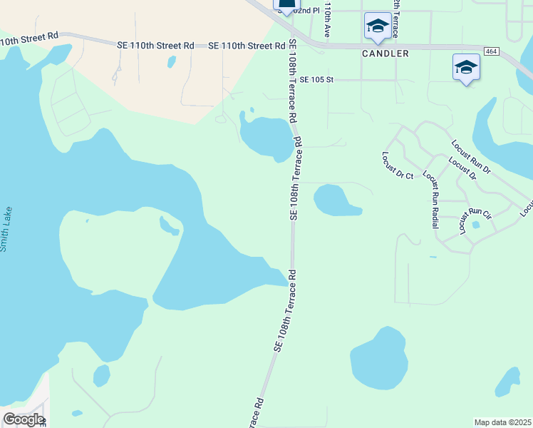 map of restaurants, bars, coffee shops, grocery stores, and more near 11000 Southeast 108th Terrace Road in Belleview