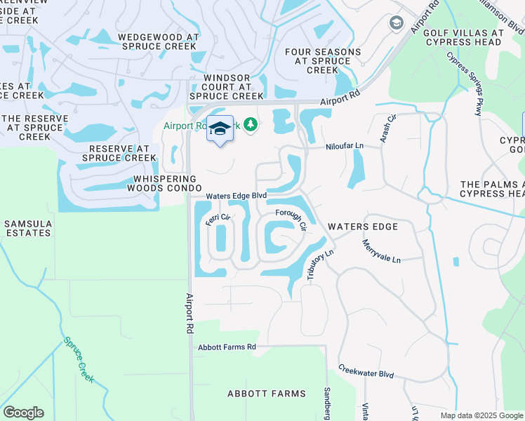 map of restaurants, bars, coffee shops, grocery stores, and more near 6608 Mansour Lane in Port Orange