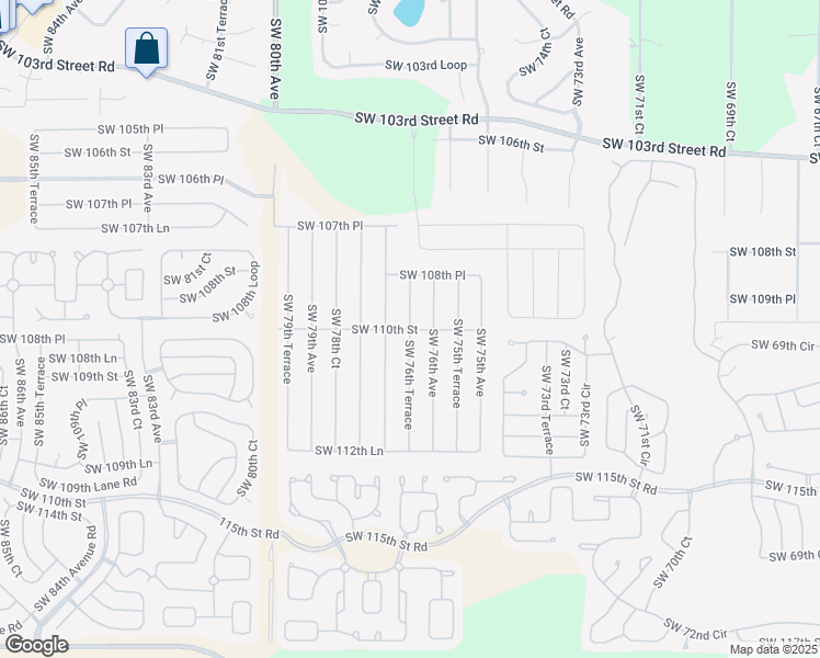 map of restaurants, bars, coffee shops, grocery stores, and more near 10999 Southwest 76th Terrace in Ocala
