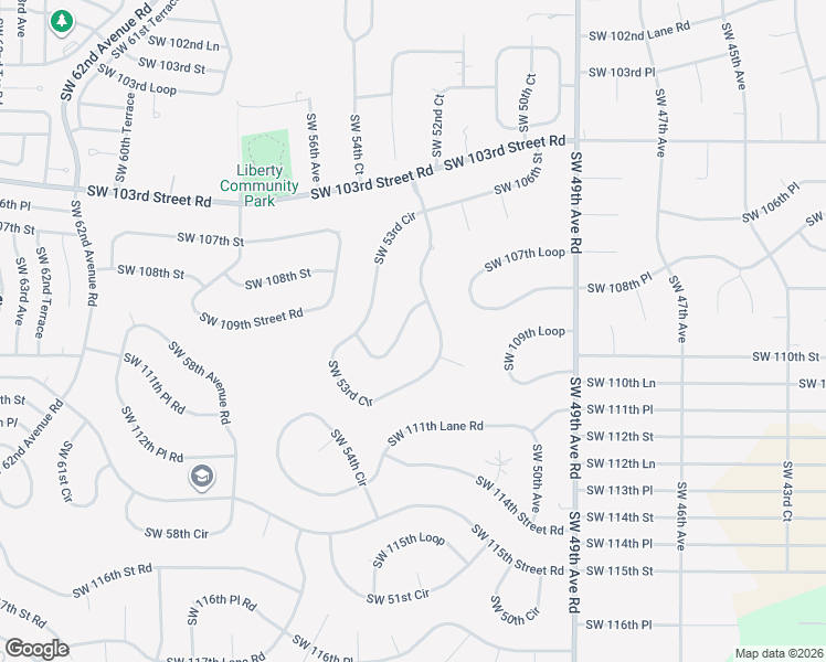 map of restaurants, bars, coffee shops, grocery stores, and more near 5325 Southwest 109th Place Road in Ocala