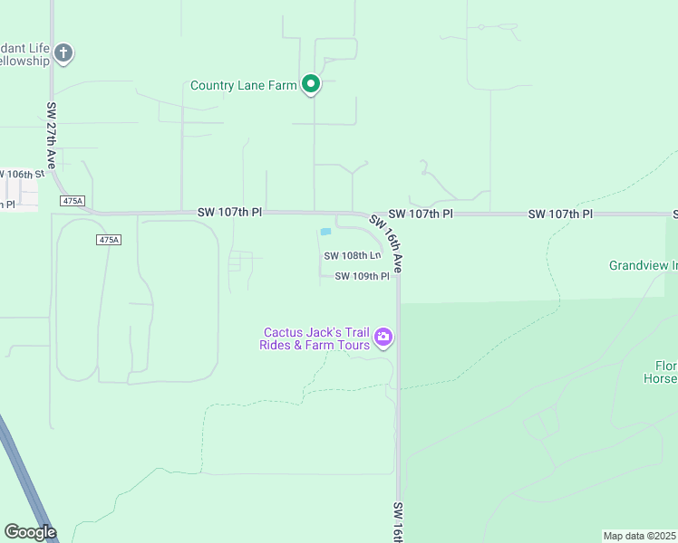 map of restaurants, bars, coffee shops, grocery stores, and more near 1766 Southwest 108th Lane in Ocala
