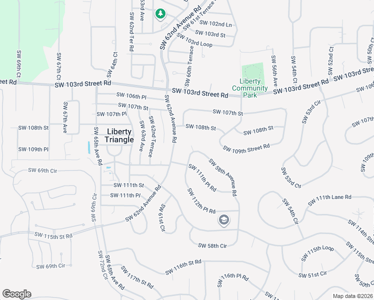 map of restaurants, bars, coffee shops, grocery stores, and more near 6001 Southwest 109th Place in Ocala