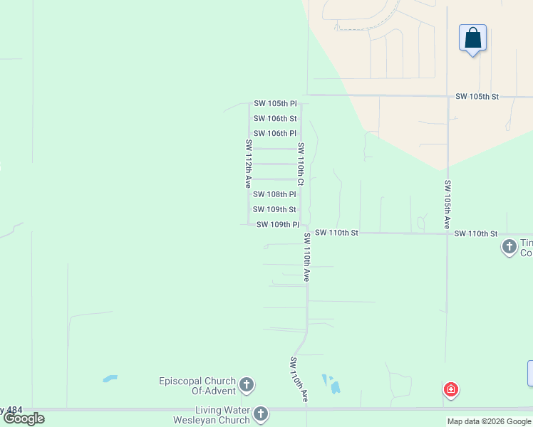 map of restaurants, bars, coffee shops, grocery stores, and more near 11150 Southwest 109th Street in Dunnellon
