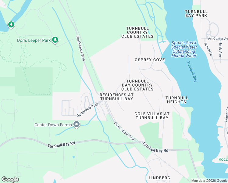 map of restaurants, bars, coffee shops, grocery stores, and more near 1941 Turnbull Lakes Dr in New Smyrna Beach