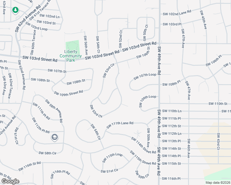 map of restaurants, bars, coffee shops, grocery stores, and more near 5325 Southwest 109th Place Road in Ocala