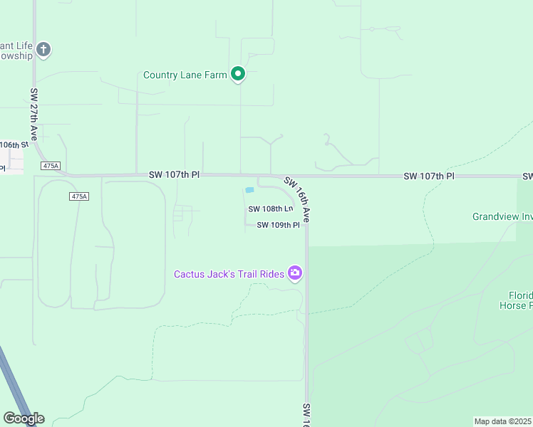 map of restaurants, bars, coffee shops, grocery stores, and more near 1766 Southwest 108th Lane in Ocala
