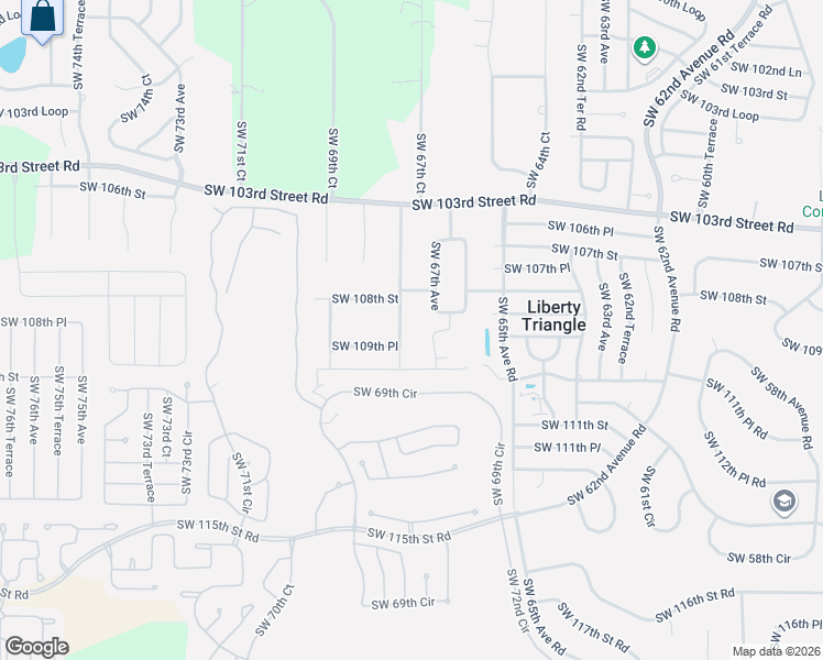 map of restaurants, bars, coffee shops, grocery stores, and more near 10929 Southwest 67th Terrace in Ocala