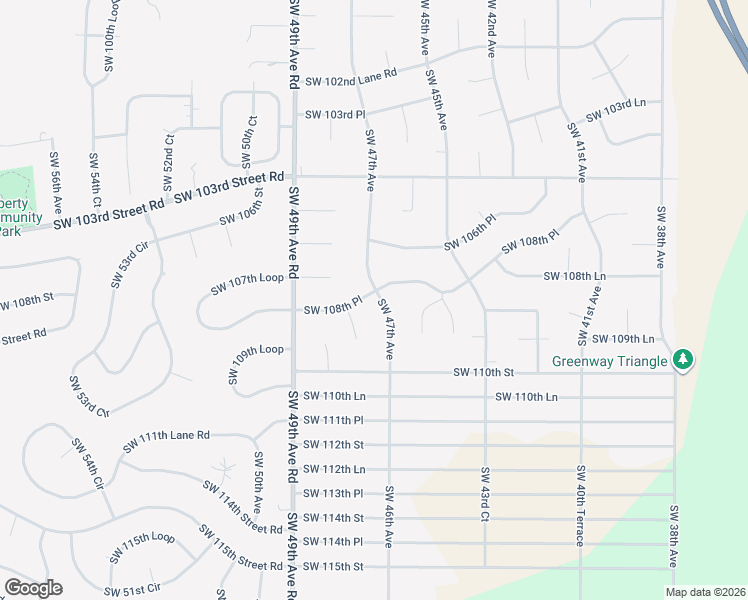 map of restaurants, bars, coffee shops, grocery stores, and more near 4710 Southwest 108th Place in Ocala