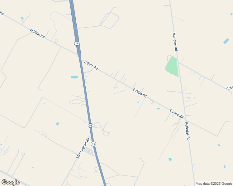 map of restaurants, bars, coffee shops, grocery stores, and more near 455 East Ditto Road in Poteet