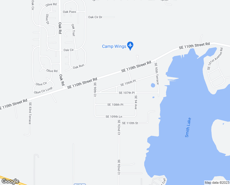 map of restaurants, bars, coffee shops, grocery stores, and more near 9180 Southeast 107th Place in Belleview