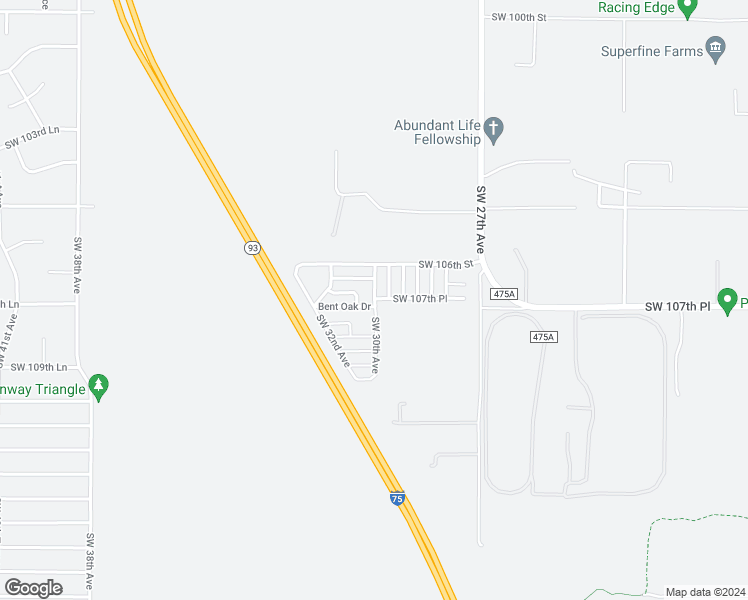 map of restaurants, bars, coffee shops, grocery stores, and more near g11 Holton Place in Ocala