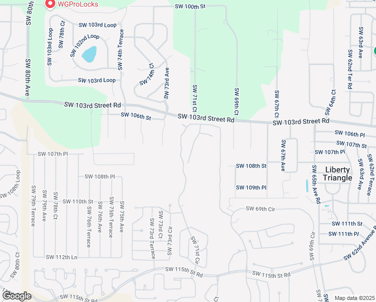 map of restaurants, bars, coffee shops, grocery stores, and more near 10750 Southwest 71st Circle in Ocala