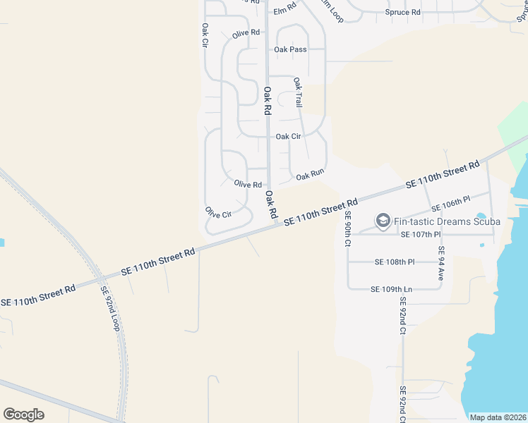 map of restaurants, bars, coffee shops, grocery stores, and more near 8755 Southeast 110th Street Road in Belleview
