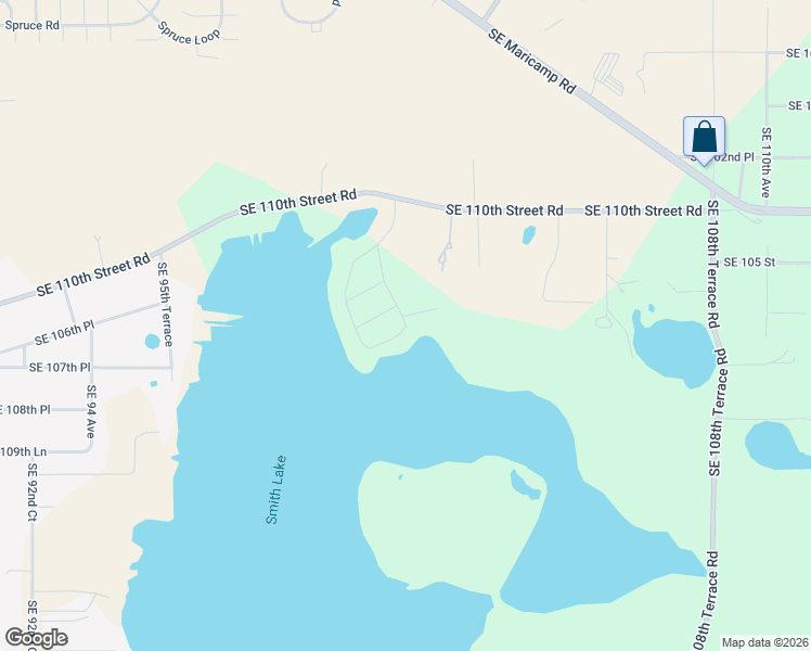 map of restaurants, bars, coffee shops, grocery stores, and more near 10095 Southeast 106th Lane in Belleview