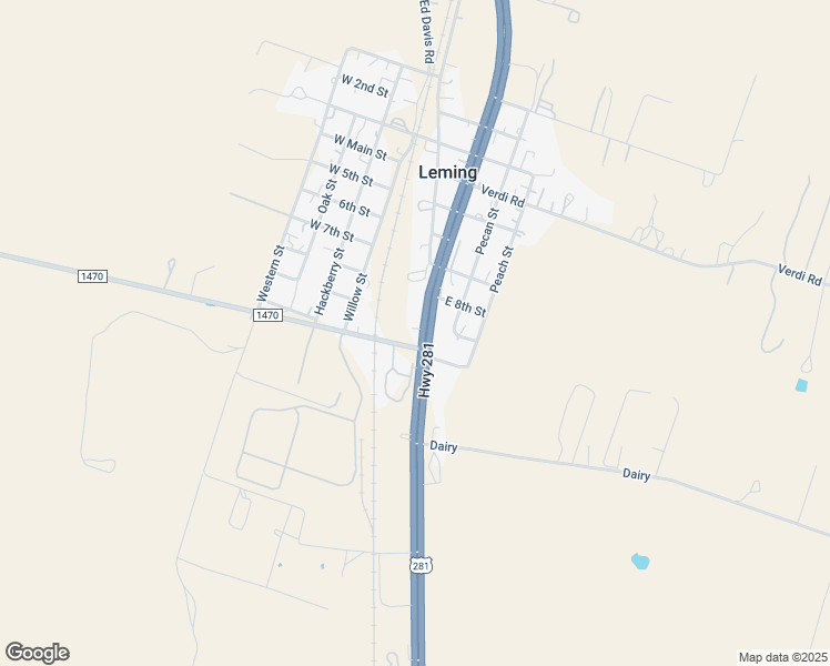 map of restaurants, bars, coffee shops, grocery stores, and more near in Leming