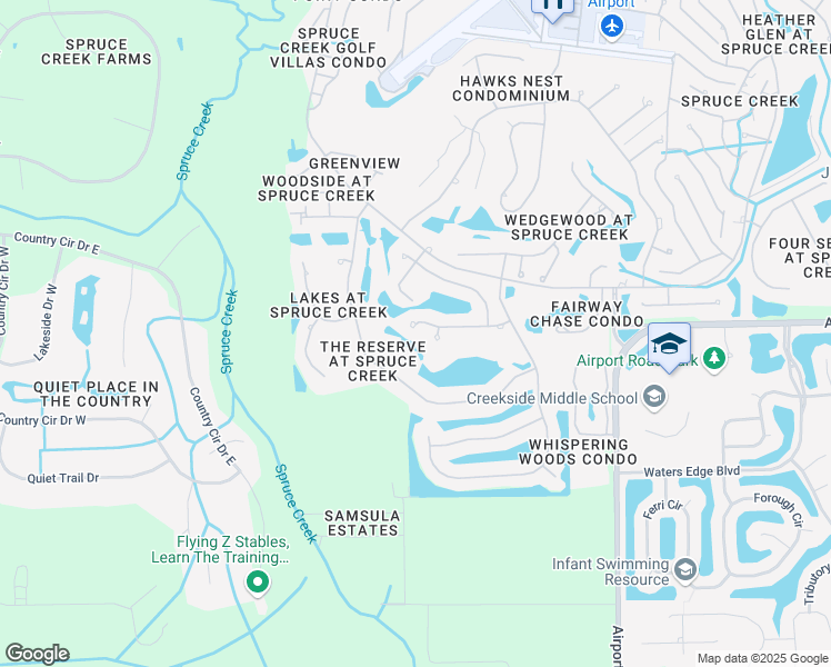 map of restaurants, bars, coffee shops, grocery stores, and more near 3192 Steamboat Ridge Road in Port Orange