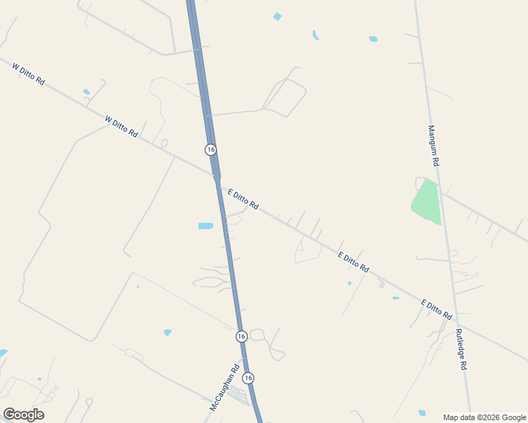 map of restaurants, bars, coffee shops, grocery stores, and more near 215 East Ditto Road in Poteet