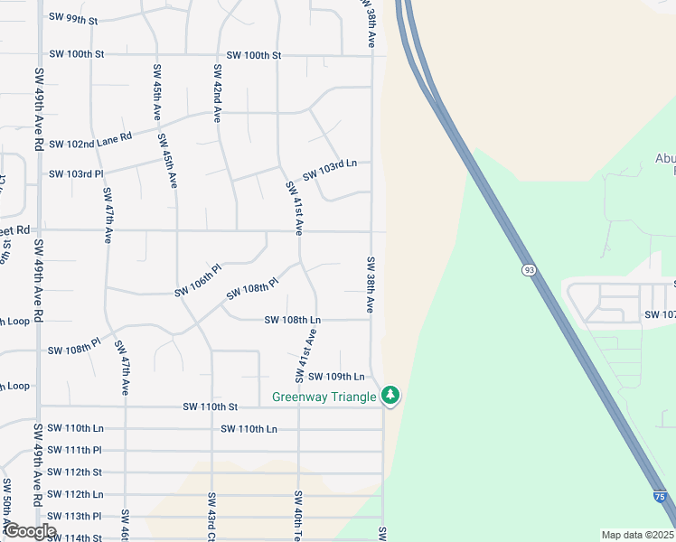 map of restaurants, bars, coffee shops, grocery stores, and more near 3978 Southwest 108th Place in Ocala