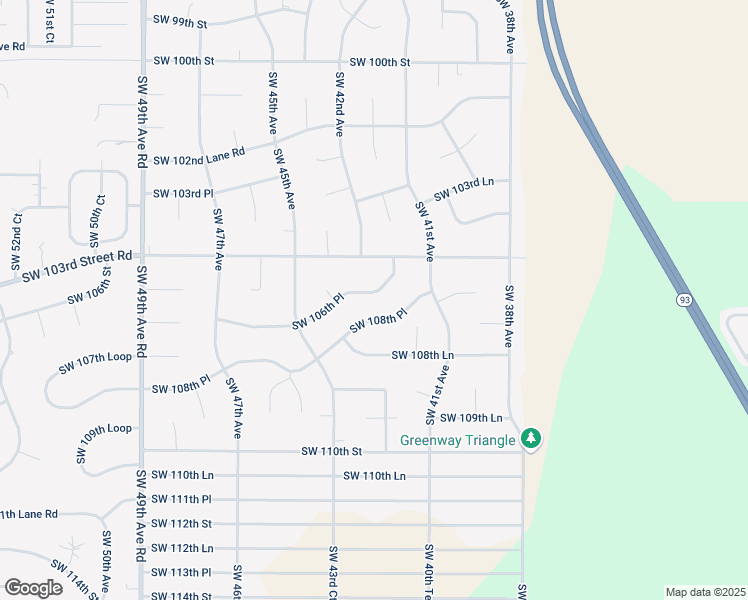 map of restaurants, bars, coffee shops, grocery stores, and more near 4260 Southwest 106th Place in Ocala