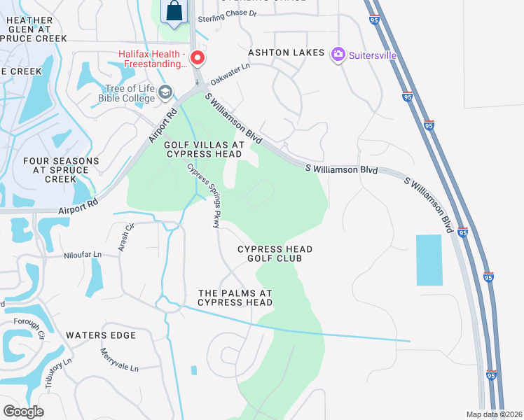 map of restaurants, bars, coffee shops, grocery stores, and more near 1156 Key Largo Circle in Port Orange