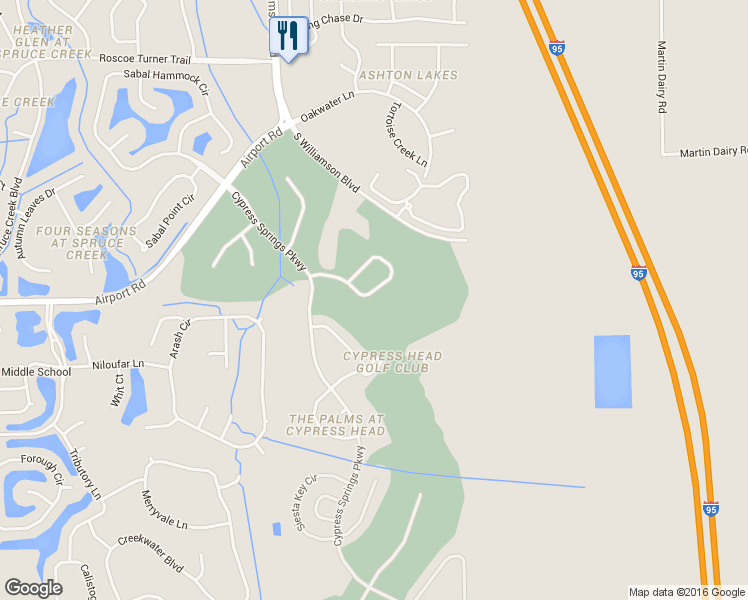 map of restaurants, bars, coffee shops, grocery stores, and more near 1156 Key Largo Circle in Port Orange