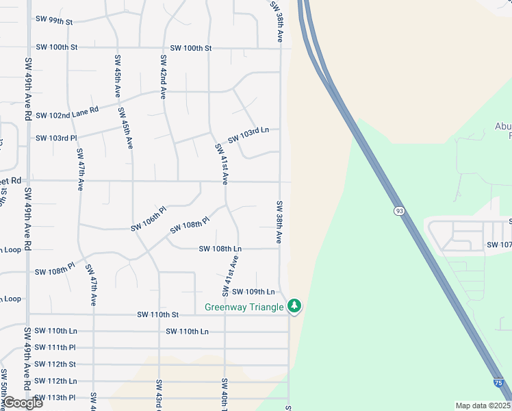 map of restaurants, bars, coffee shops, grocery stores, and more near 3978 Southwest 108th Place in Ocala