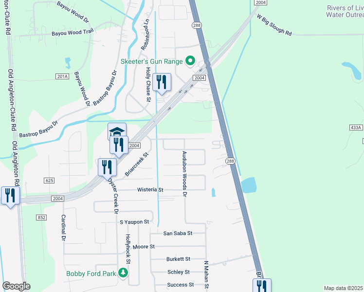 map of restaurants, bars, coffee shops, grocery stores, and more near 101 Dove Trail in Richwood