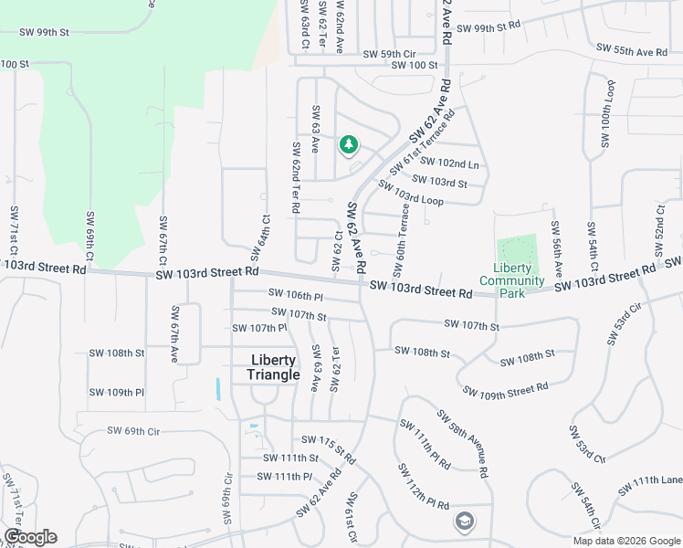 map of restaurants, bars, coffee shops, grocery stores, and more near 6254 Southwest 103rd Street Road in Ocala