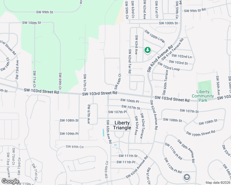 map of restaurants, bars, coffee shops, grocery stores, and more near Southwest 103rd Street Road in Ocala