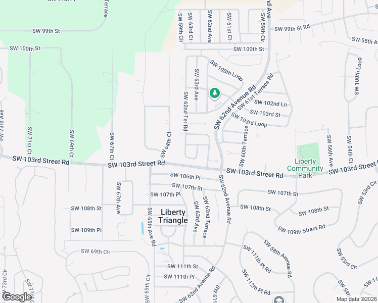 map of restaurants, bars, coffee shops, grocery stores, and more near 10587 Southwest 62nd Terrace Road in Ocala