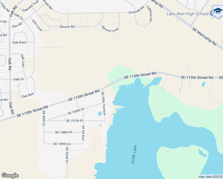 map of restaurants, bars, coffee shops, grocery stores, and more near 10475 Southeast 95th Terrace in Belleview