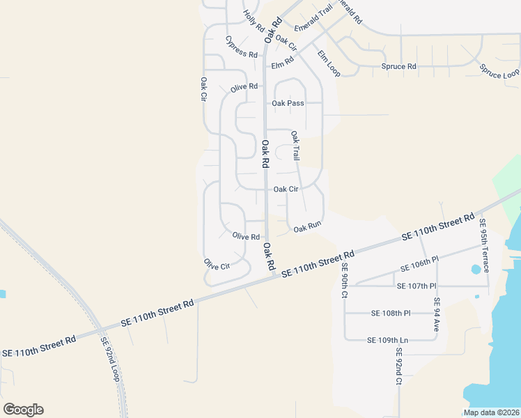 map of restaurants, bars, coffee shops, grocery stores, and more near 7 Oak Circle Trce in Ocala