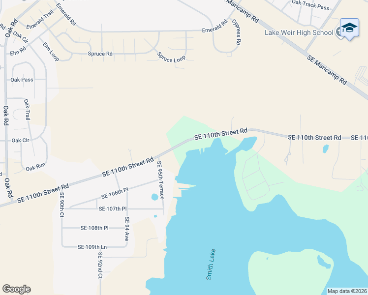 map of restaurants, bars, coffee shops, grocery stores, and more near 10475 Southeast 95th Terrace in Belleview